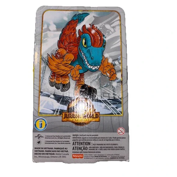 NEW! Fisher Price Imaginext Jurassic World XL Dominion Pyroraptor Dinosaur - Picture 2 of 3
